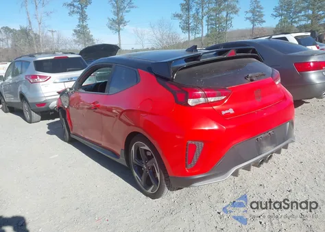 2019 Hyundai Veloster Turbo Ultimate из США, поврежденный, VIN KMHTH6AB7KU015742